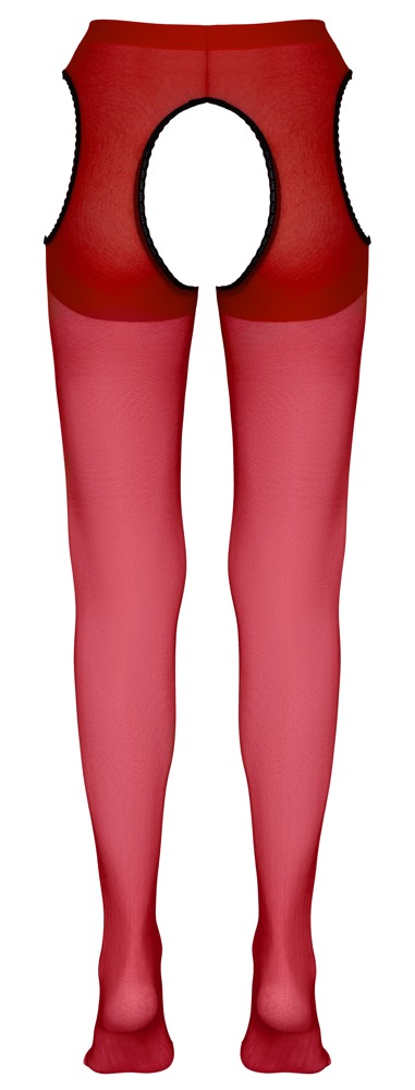 Sex-Strumpfhose rot S/M 💋 – Bild 5