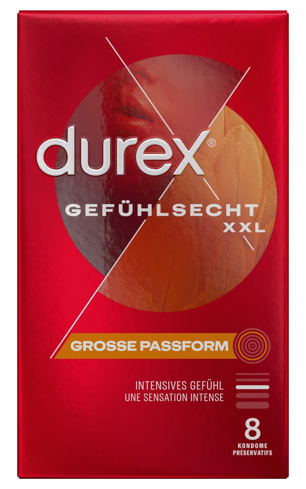 Durex Gefühlsecht extra groß 8 💋