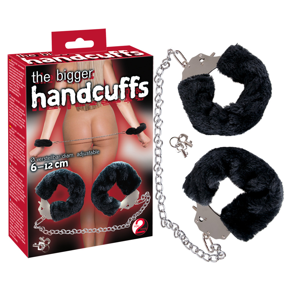 Bigger Furry Handcuffs 6-12cm 💋 – Bild 5