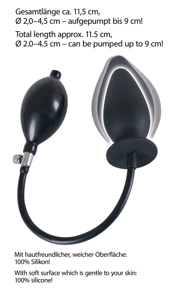 Inflatable Anal Plug Silikon 💋 – Bild 6