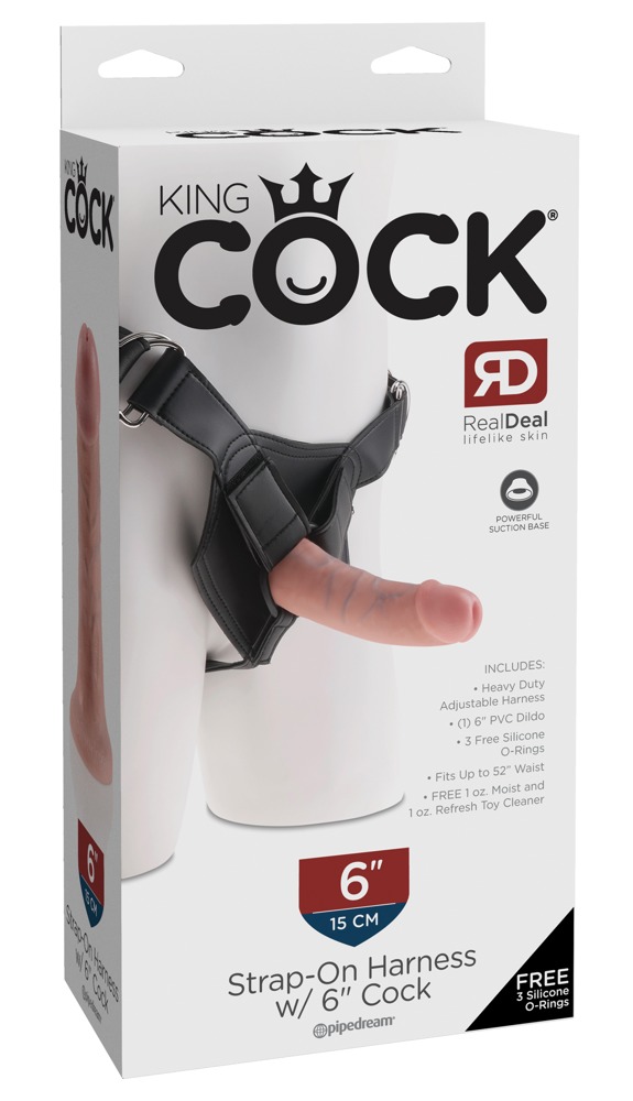 King Cock Strap-On 6Zoll 💋