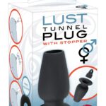 Lust Tunnel Plug with stopper 💋