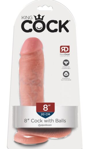 King Cock 8 inch Cock Balls Fl 💋