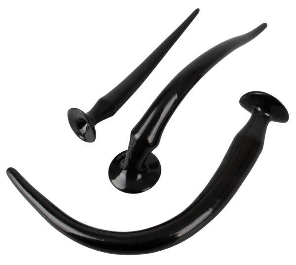 Super Long Anal Plug Set black 💋 – Bild 3
