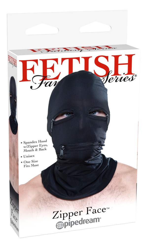 FFS Zipper Face Hood Black 💋