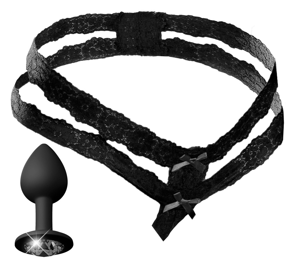 Crotchless Secret Gem S-L Blac 💋 – Bild 4