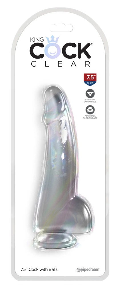 KingCockClear 7,5 w balls clea 💋
