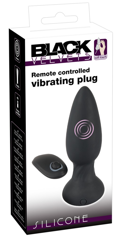Black Velvets RC Vibrating Plu 💋