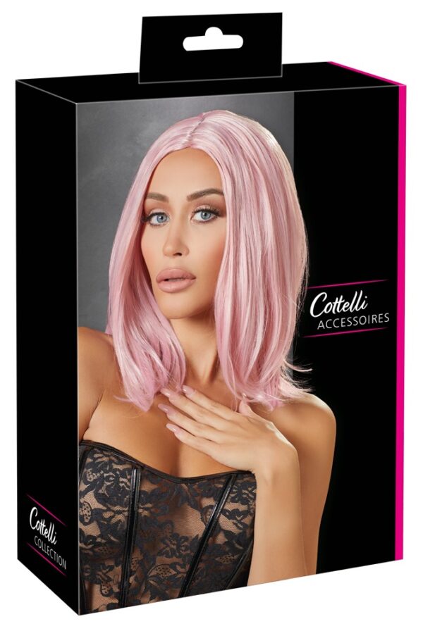 Perücke Bob, rosa 💋