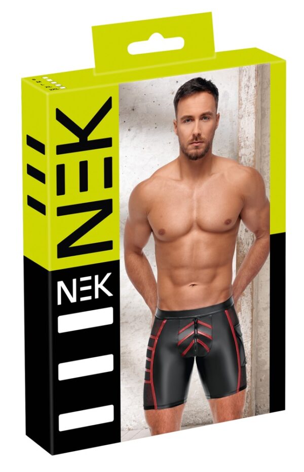 Herren Shorts Schwarz/Rot S 💋
