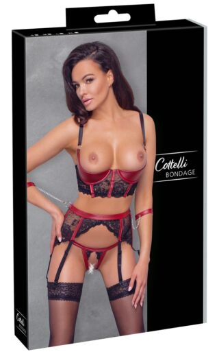 Hebe Set schwarz/rot S 💋