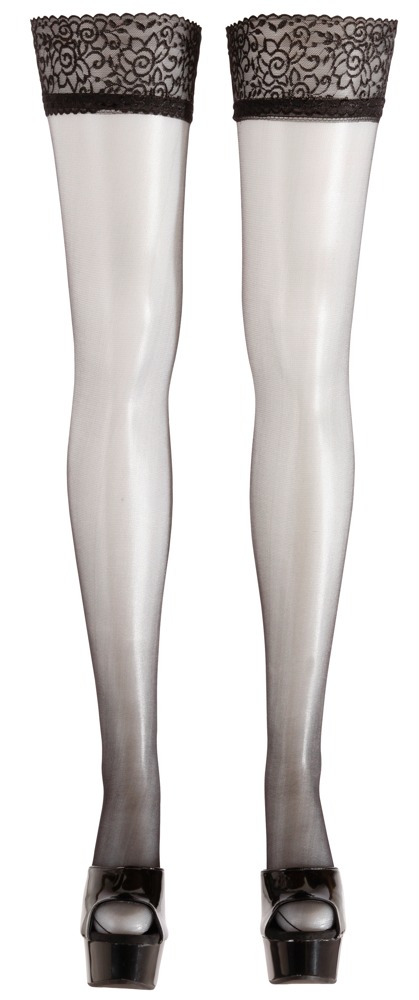 Halterlose Strümpfe schwarz 1 💋 – Bild 4