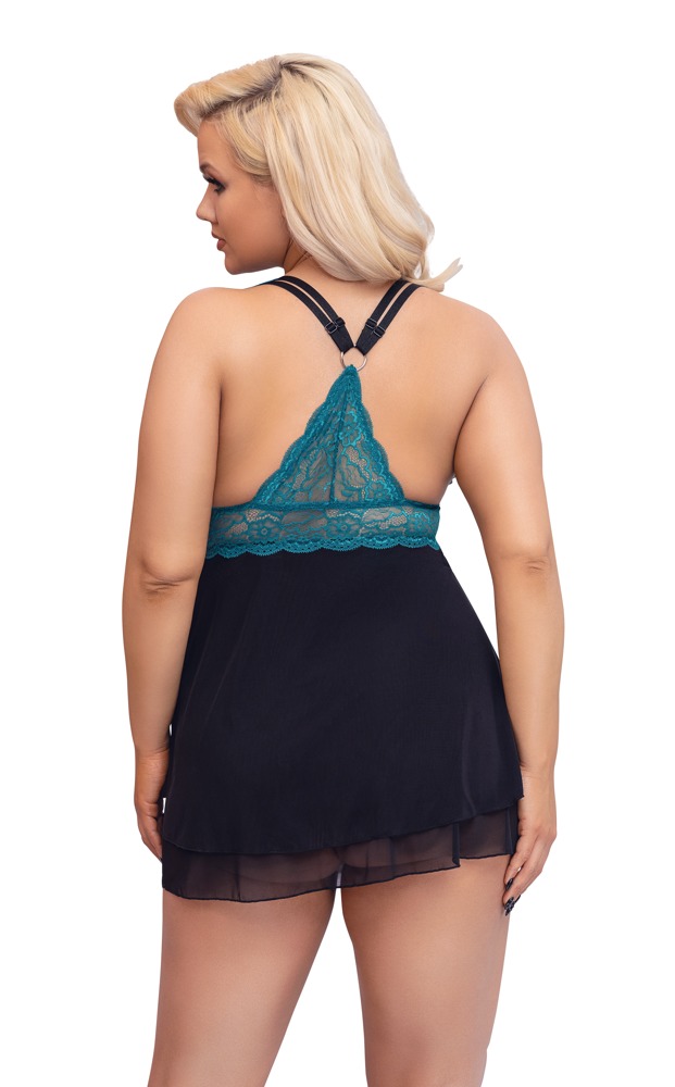 Babydoll petrol XL 💋 – Bild 5