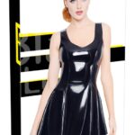 Lack Kleid schwarz XS 💋