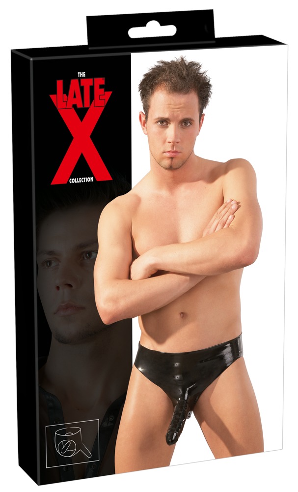 Latex Herren Slip schwarz M/L 💋