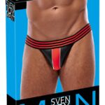 Herren Jock schwarz/rot S/M 💋