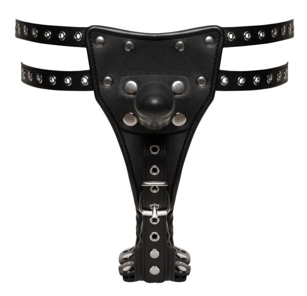 Leder String 3 Dildos S/M 💋 – Bild 10