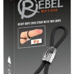 Rebel Heavy Rope Cock Strap 2L 💋
