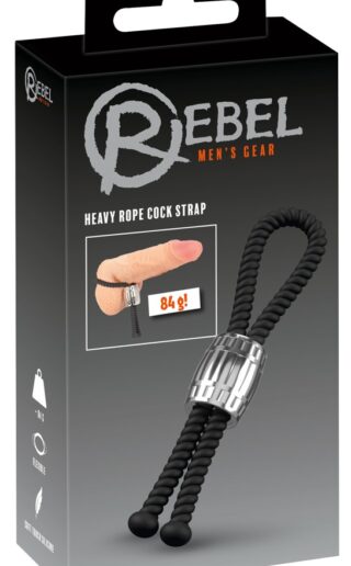 Rebel Heavy Rope Cock Strap 💋