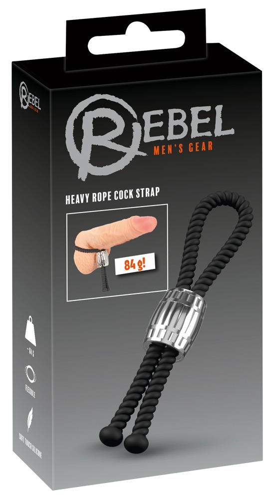Rebel Heavy Rope Cock Strap 💋