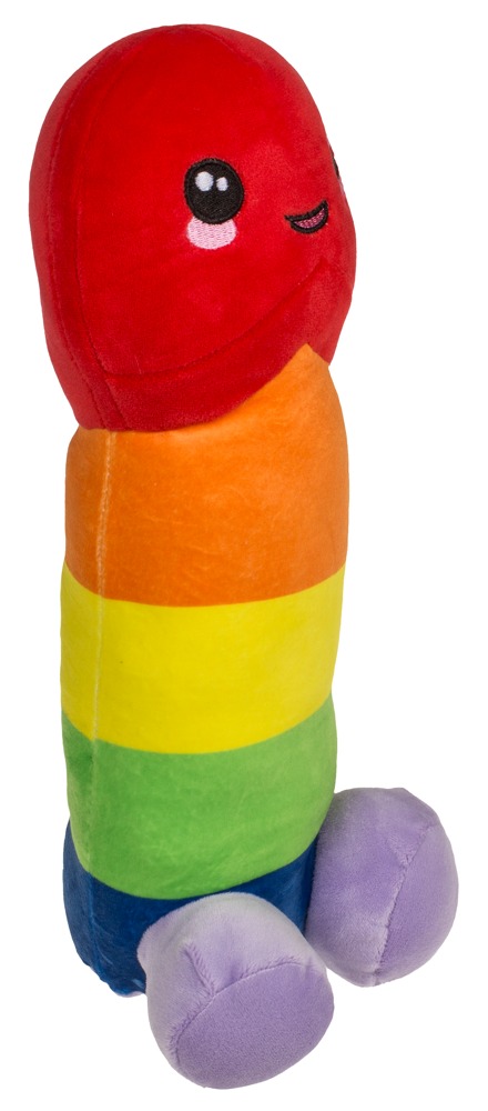 Plüsch-Penis Regenbogen 30 cm 💋 – Bild 3