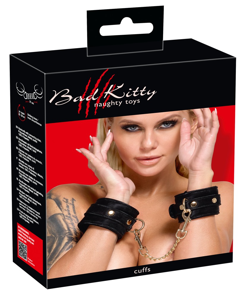 BK Handfesseln Velvet schwarz 💋