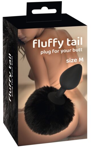 Fluffy Tail Black M 💋