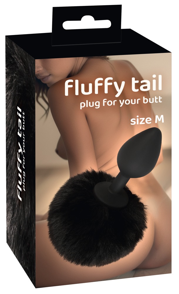 Fluffy Tail Black M 💋