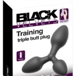 Black Velvets Triple Butt Plug 💋