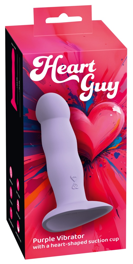 Heart Guy Purple Vibrator 💋