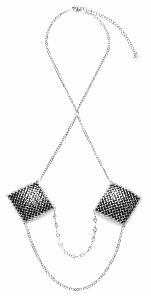 Brustschmuck Silber-Kette 💋 – Bild 6