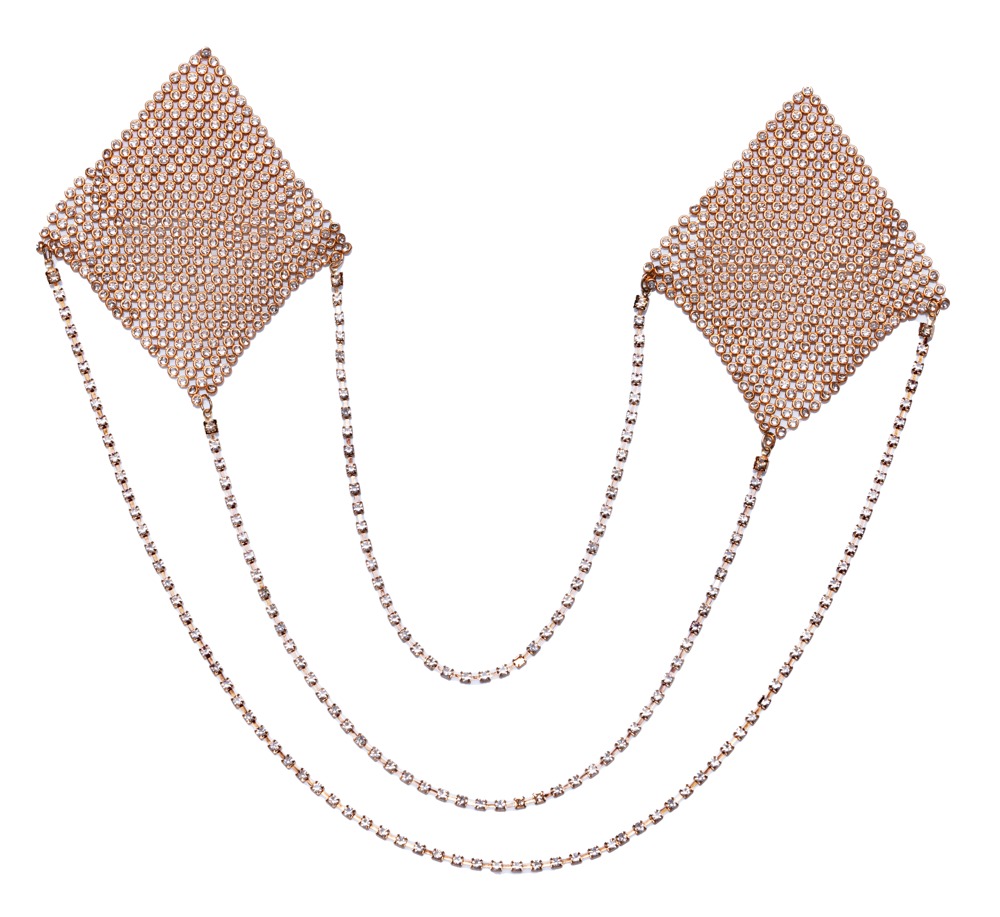 Brustschmuck gold 💋 – Bild 6