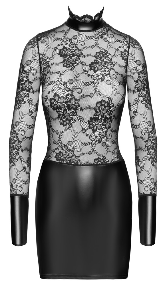 Noir Kleid Kragen S 💋 – Bild 4