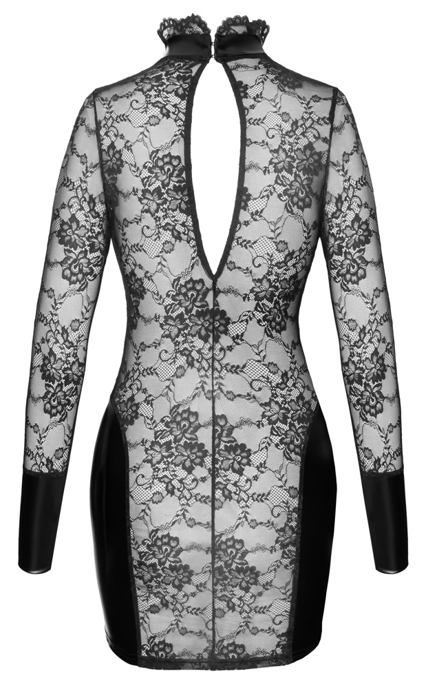 Noir Kleid Kragen S 💋 – Bild 5