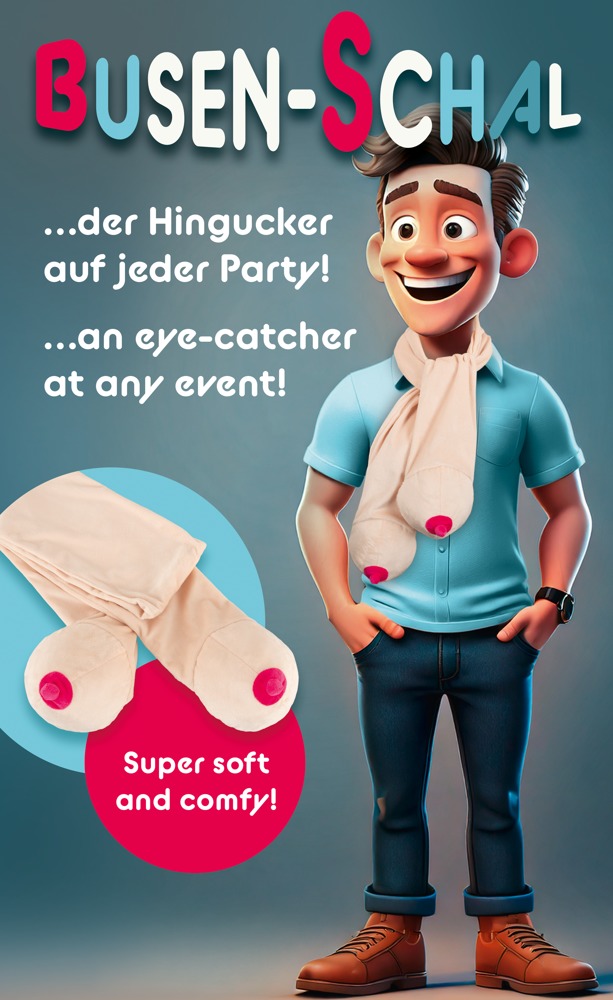 Schal mit zwei Brüste 💋 – Bild 7