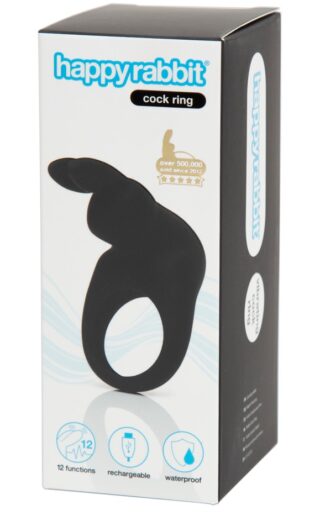 Happy Rabbit Cock Ring Black 💋
