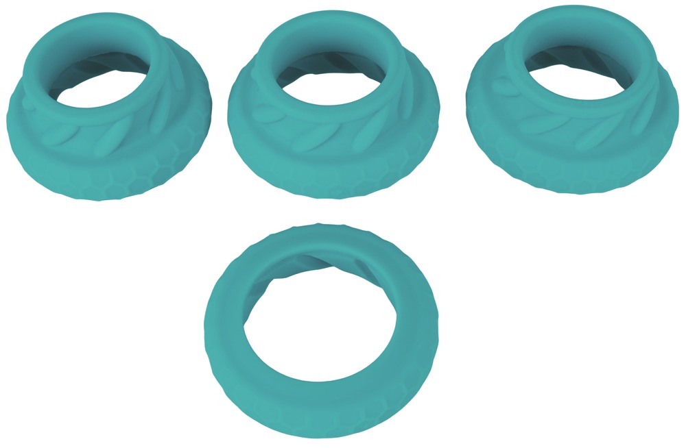 3in1 Cock and Ball Ring Set 💋 – Bild 4