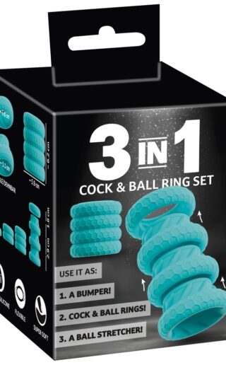 3in1 Cock and Ball Ring Set 💋