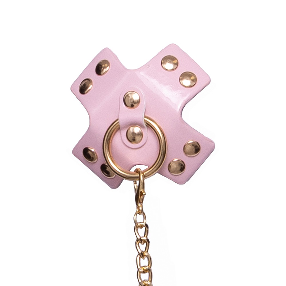 BK Brustschmuck Pink mit Kette 💋 – Bild 5
