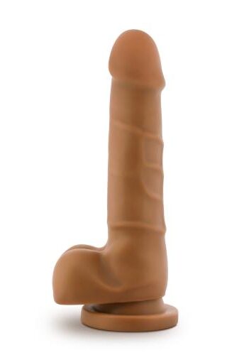 Dr. Skin – Realistischer Dildo mit Saugnapf 20 cm – Mokka