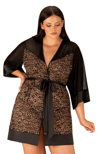 Allunes Kimono - Leopardenmuster