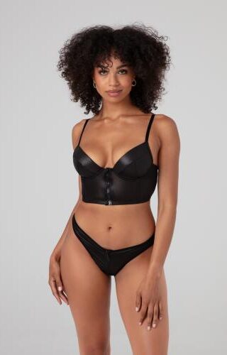 Zipper Bustier & Tanga Xenna