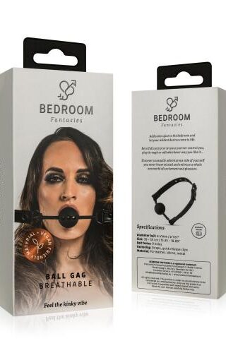 Offener Silikon-Knebel - Schwarz