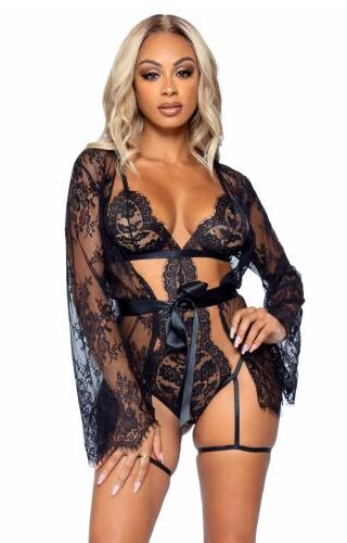 Set Body & Jacke All Romance - Schwarz