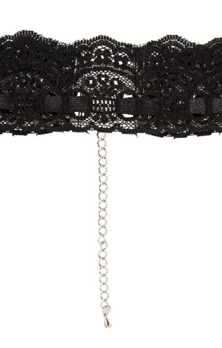 Spitzenhalsband - Schwarz