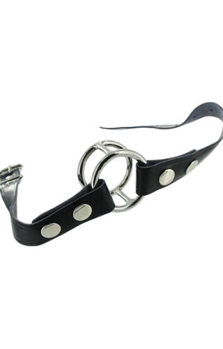 Strikt Leder 'Deep Throat' Knebel