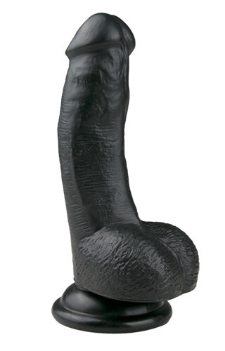 Realistischer schwarzer Dildo - 15 cm