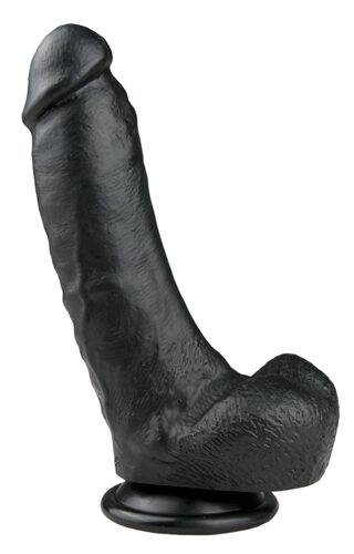 Realistischer schwarzer Dildo - 20 cm