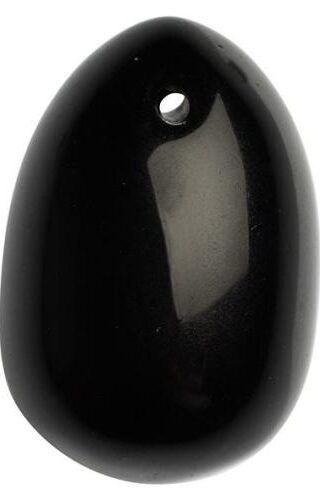 Yoni Ei - Größe M-Black Obsidian