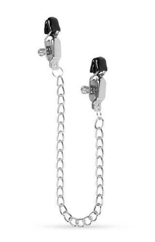 Große Nippelklemmen mit Kette
